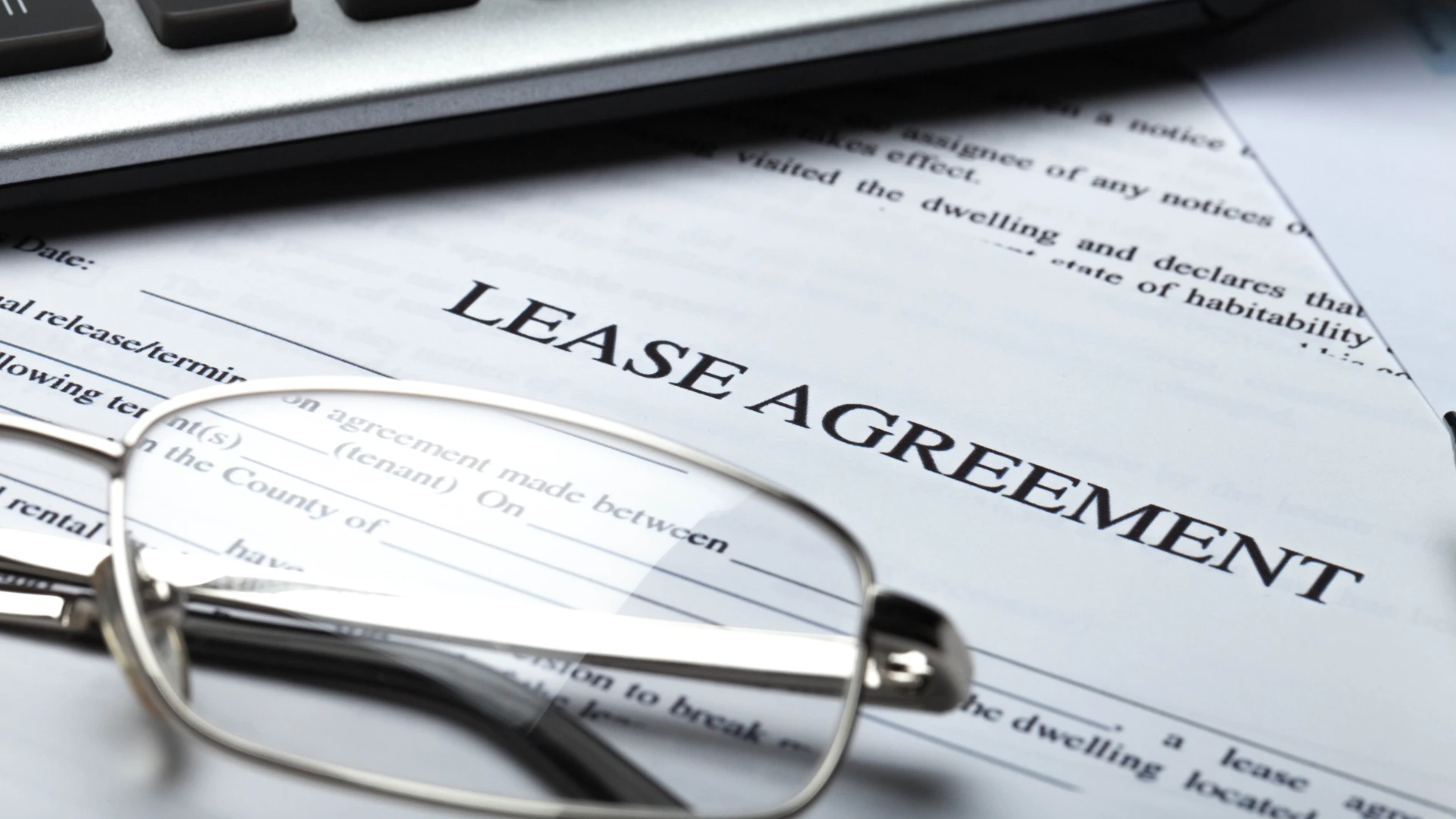 What are the legal formalities that need to be completed at the end of a lease agreement?
